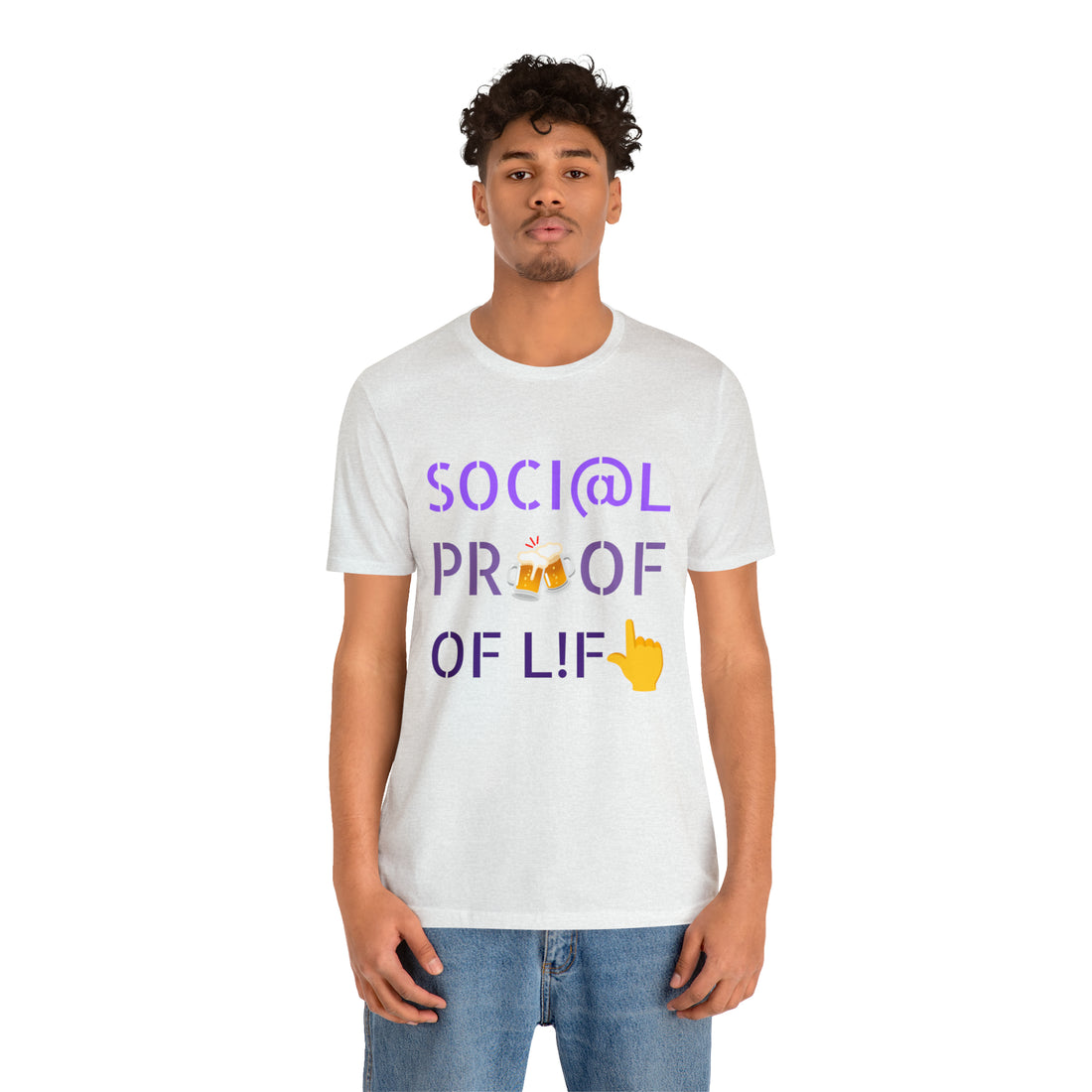 Unisex Social Proof Jersey Tee