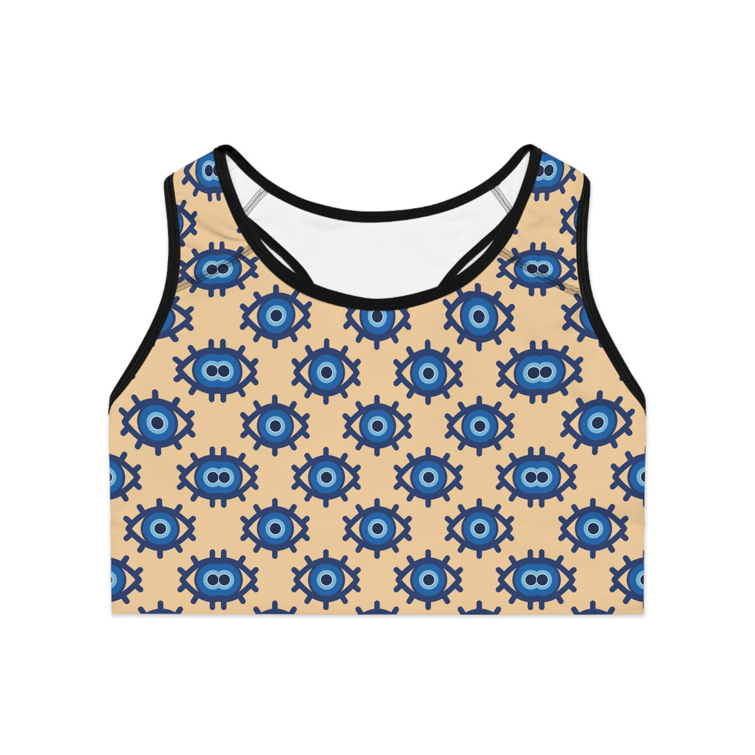 Tuscan Evil Eye (AOP) Sports Bra