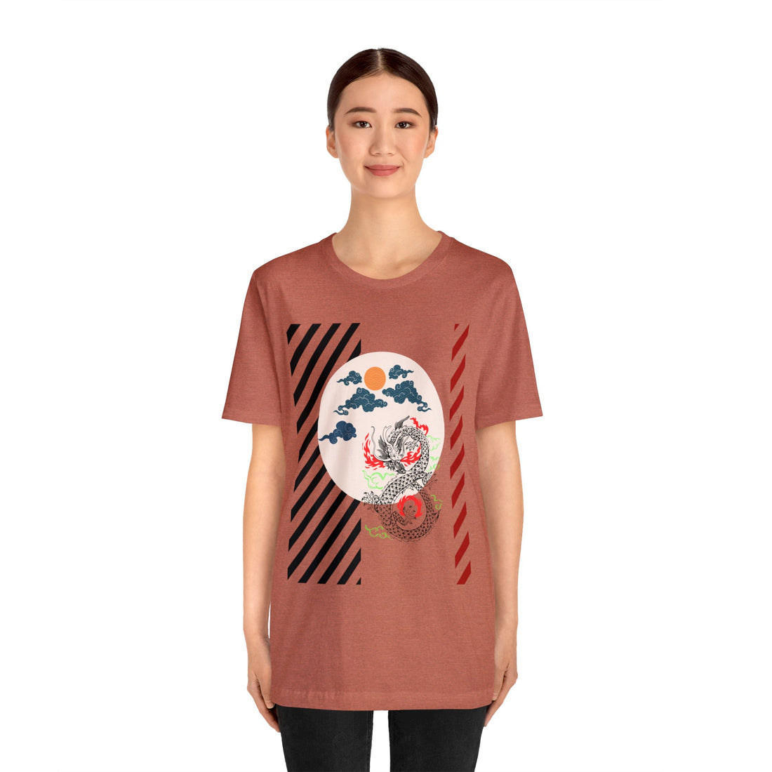 Oriental Dragon Unisex Jersey Tee