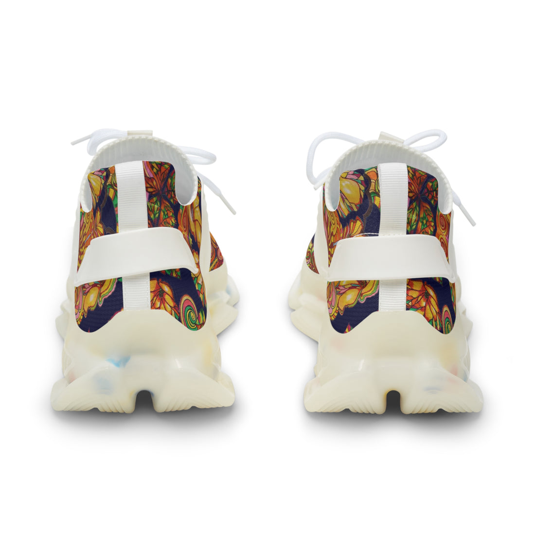 Ink Artsy Floral OTT Men's Mesh Knit Sneakers