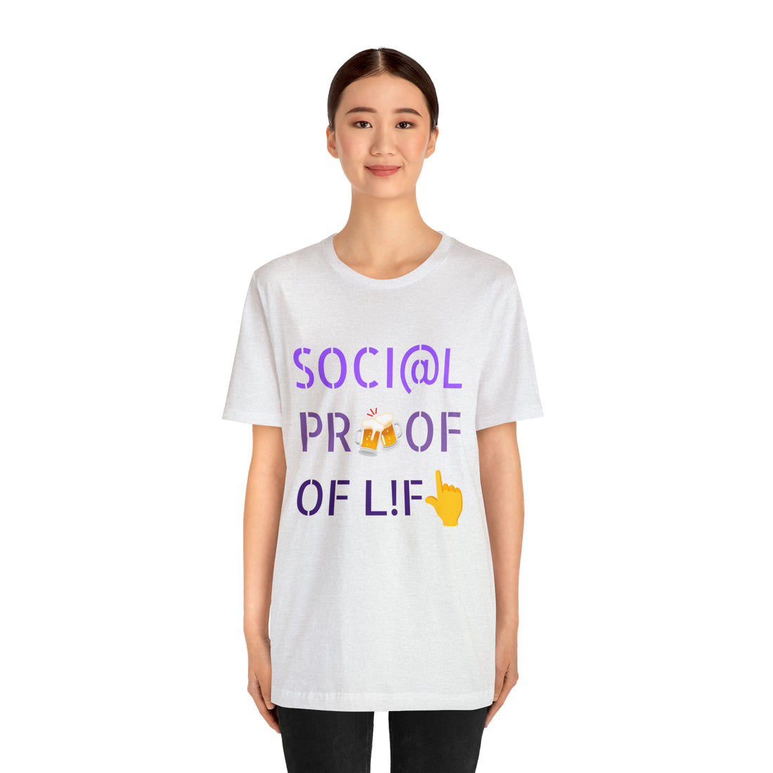 Unisex Social Proof Jersey Tee