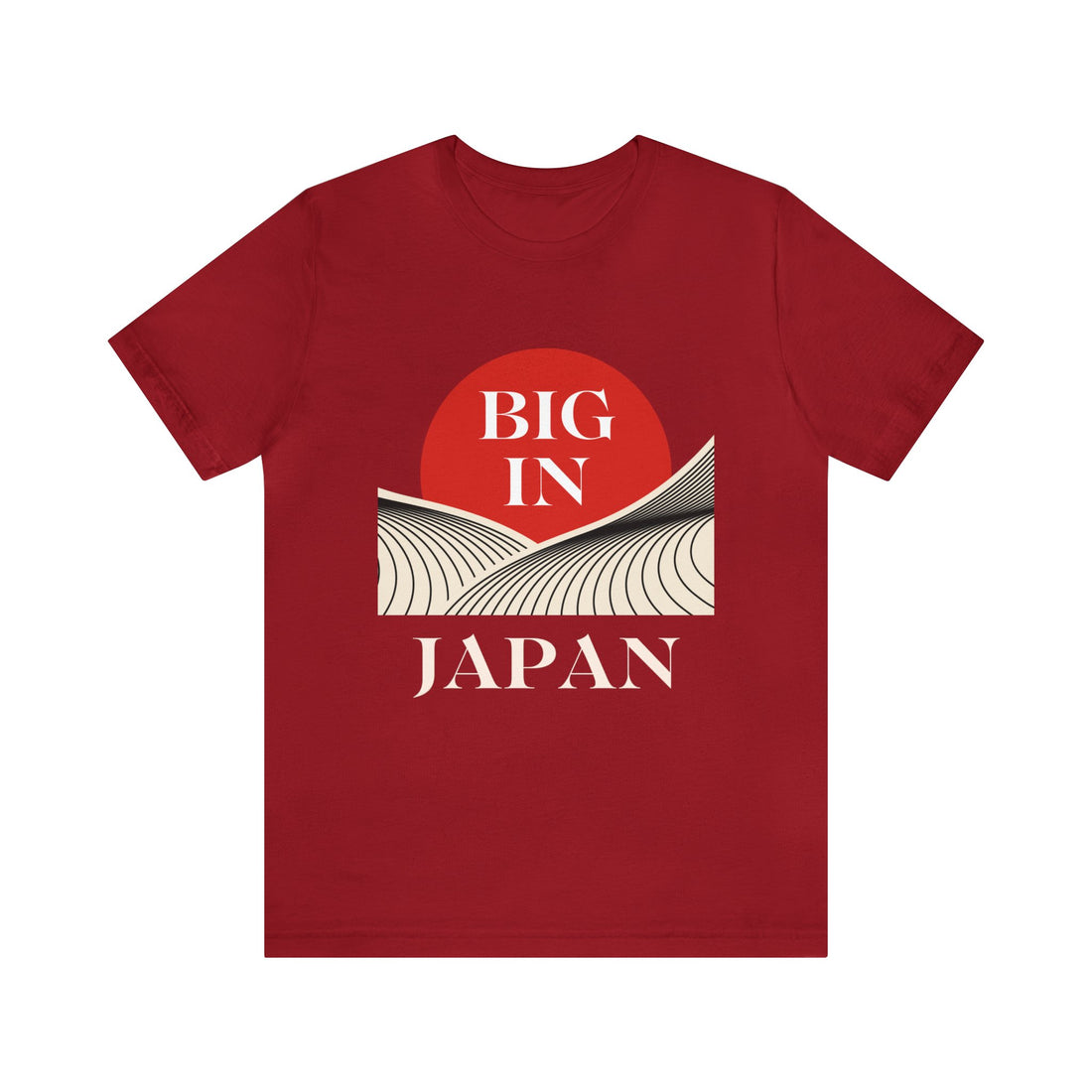 Unisex Big In Japan Typography Jersey Tee