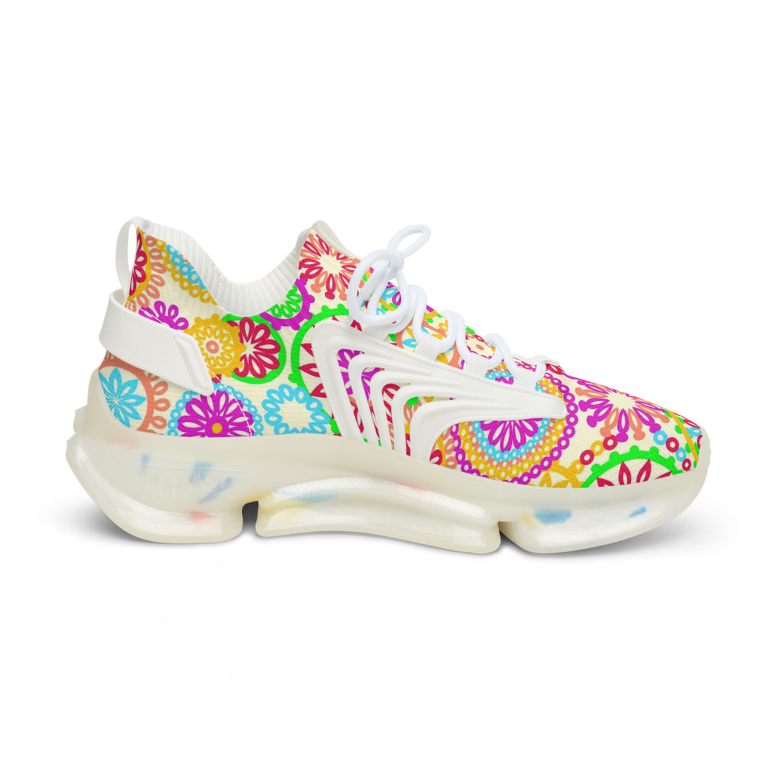 Lime 70's Vibe OTT Men's Mesh Knit Sneakers