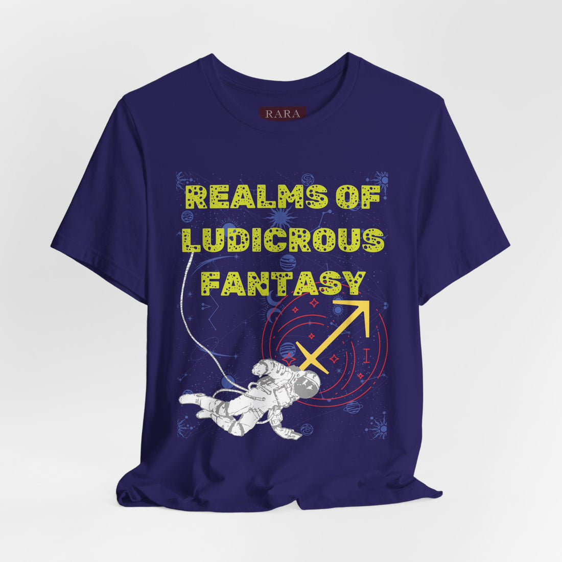 Fantasy Realm Typography Unisex Jersey Tee