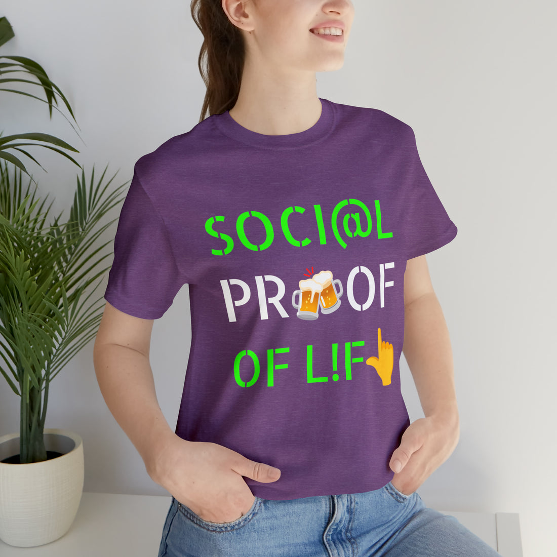 Unisex Social Proof Jersey Tee