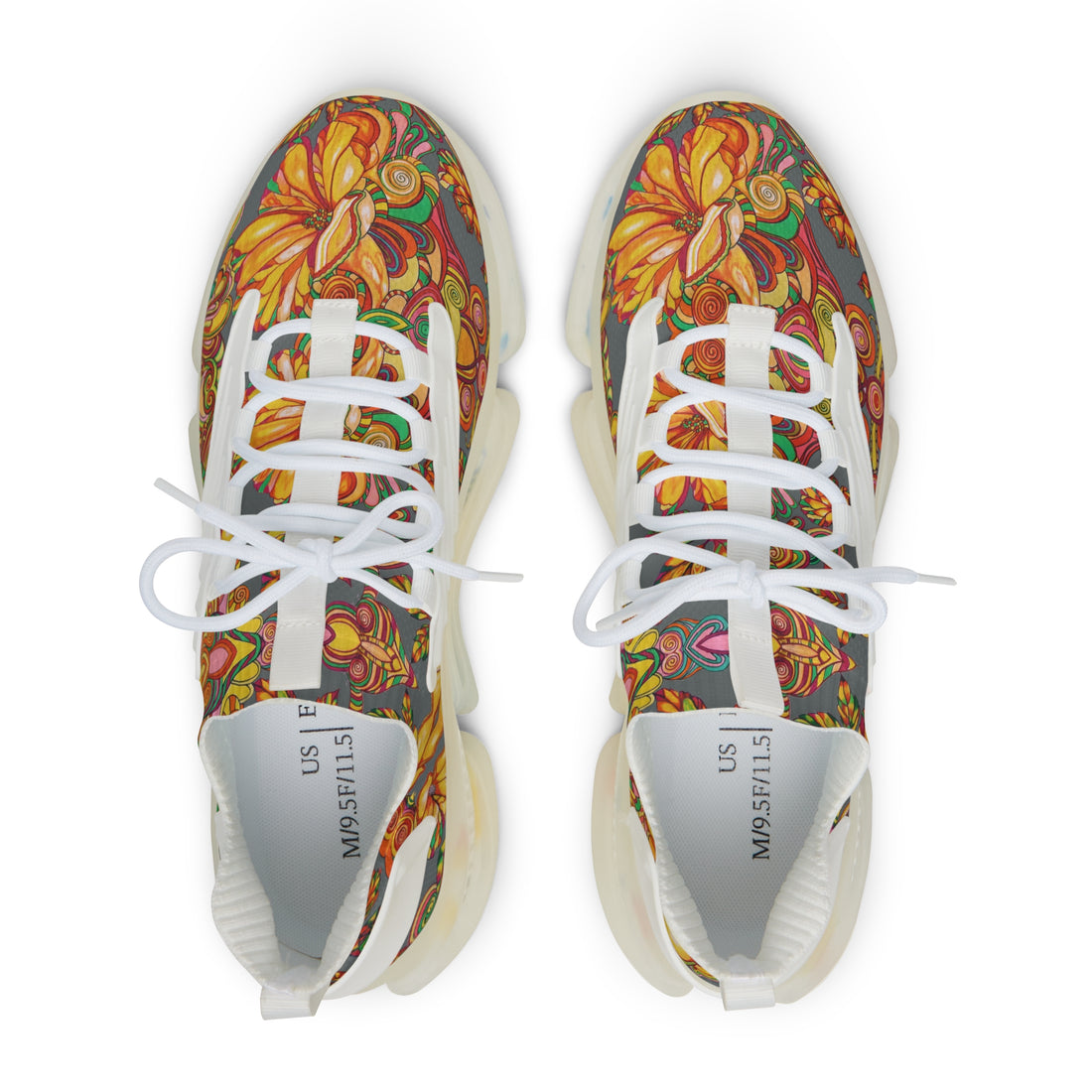 Ash Artsy Floral OTT Men's Mesh Knit Sneakers