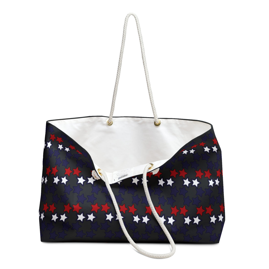 Black Starry Weekender Tote Bag