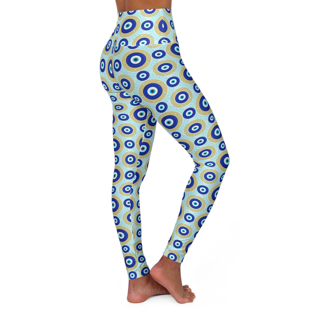 Elaborate Evil Eye Yoga Leggings