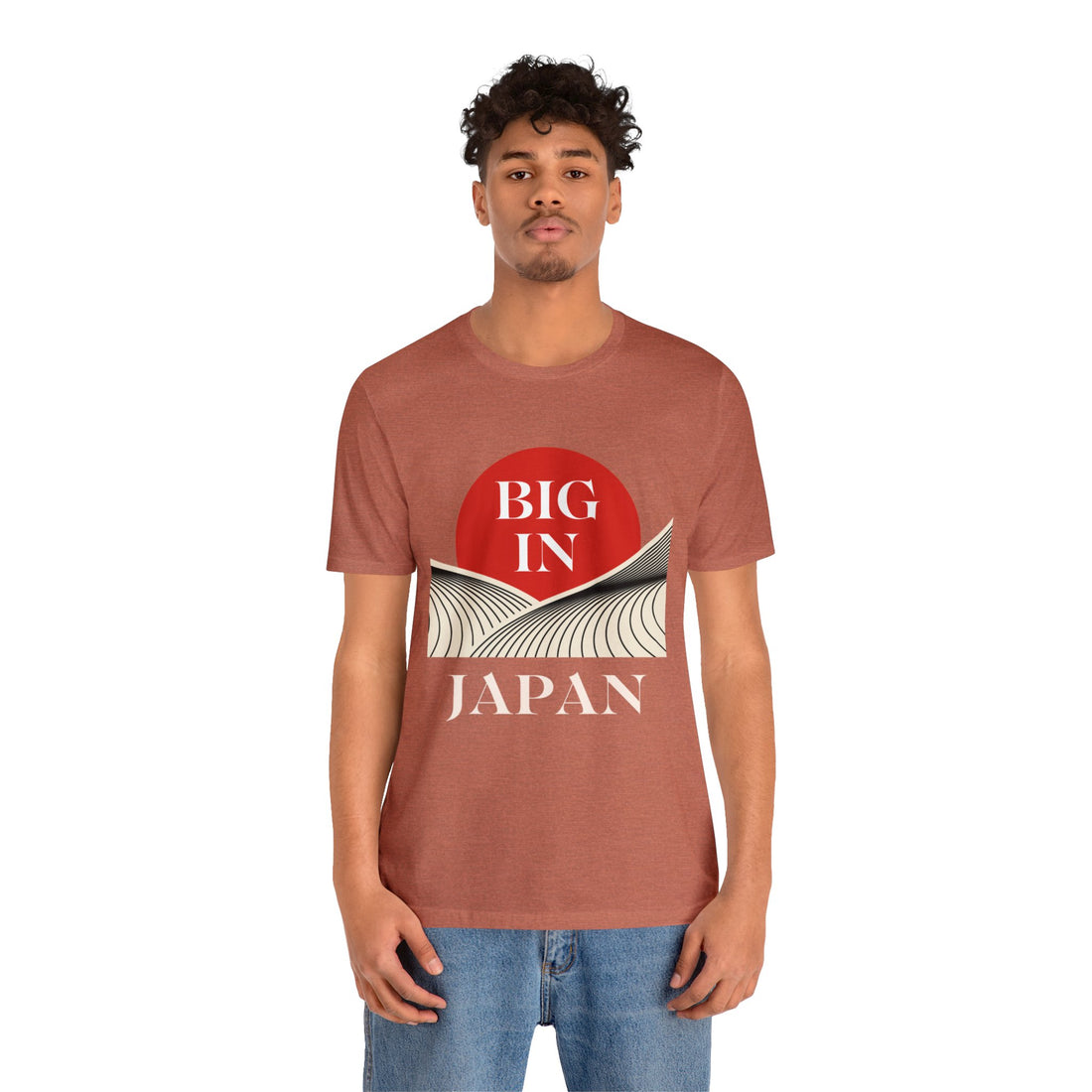Unisex Big In Japan Typography Jersey Tee