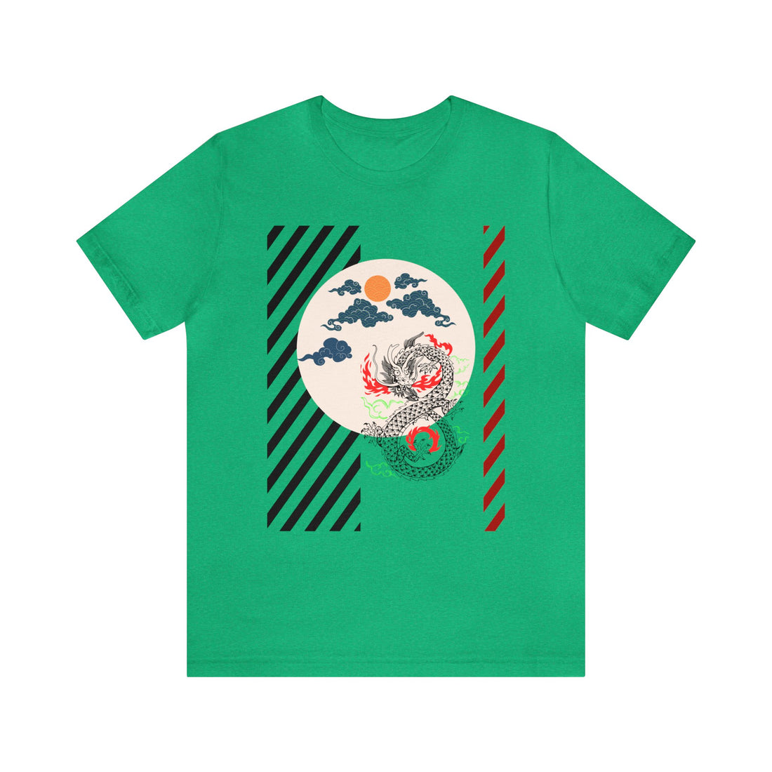 Oriental Dragon Unisex Jersey Tee