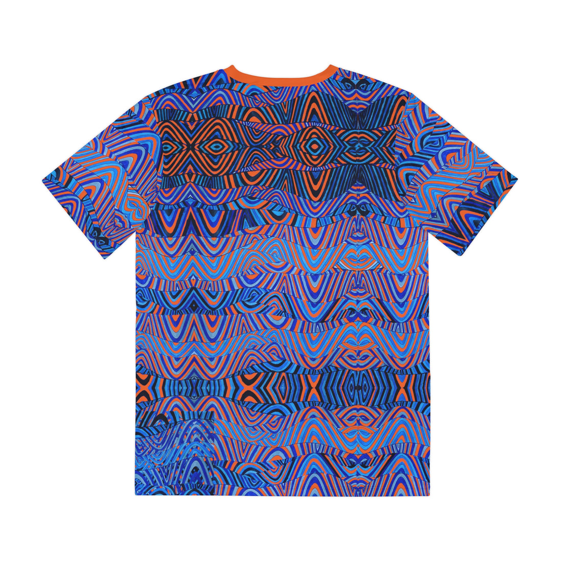Orange Sonic Men's Polyester Tee (AOP)