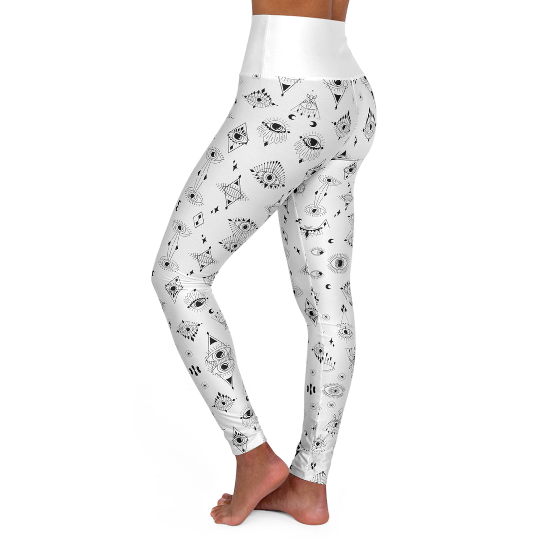 Edgy Evil Eye Yoga Leggings