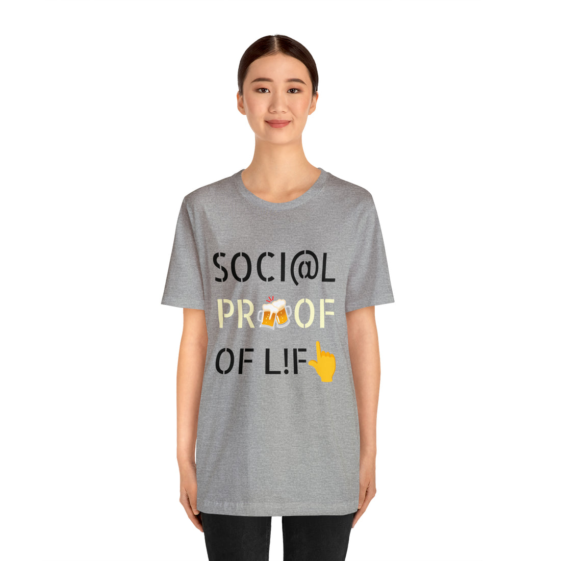 Unisex Social Proof Jersey Tee