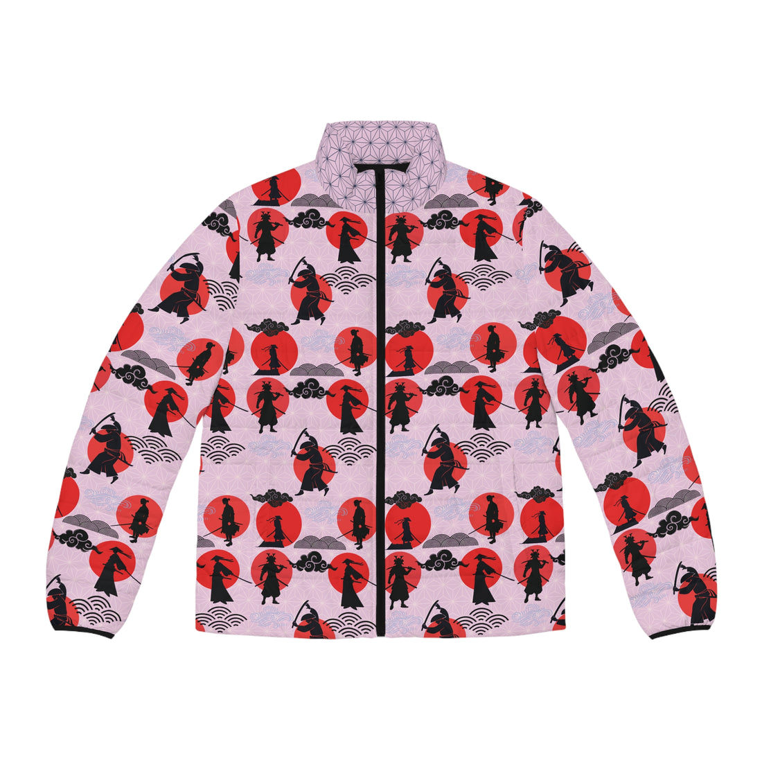 Lilac Samurai Men's Puffer Jacket