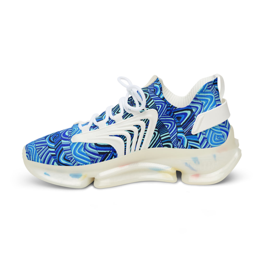 Icy Blue Sonic OTT Men's Mesh Knit Sneakers