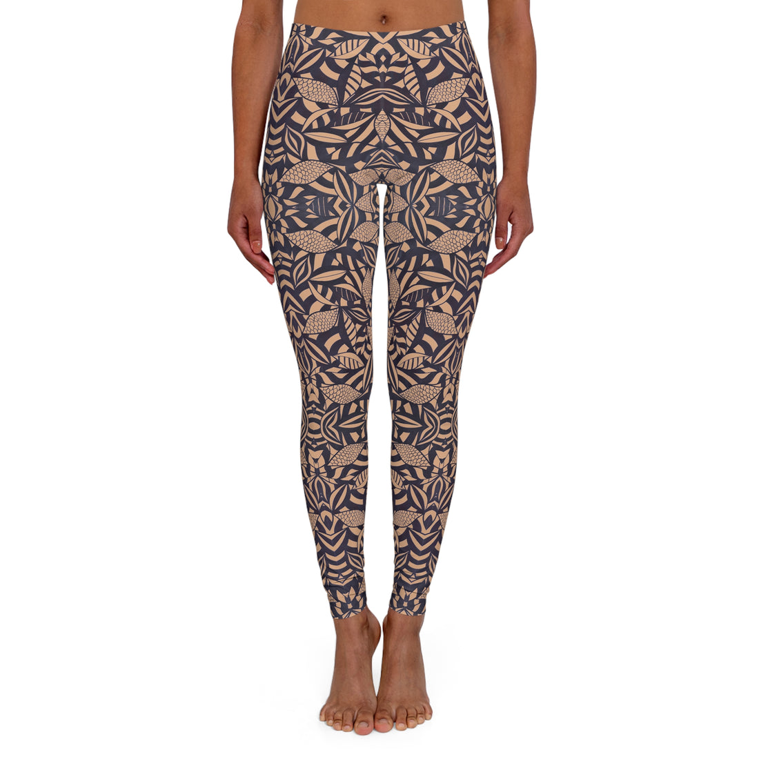 Tumbleweed Tropical Minimalist Spandex Leggings