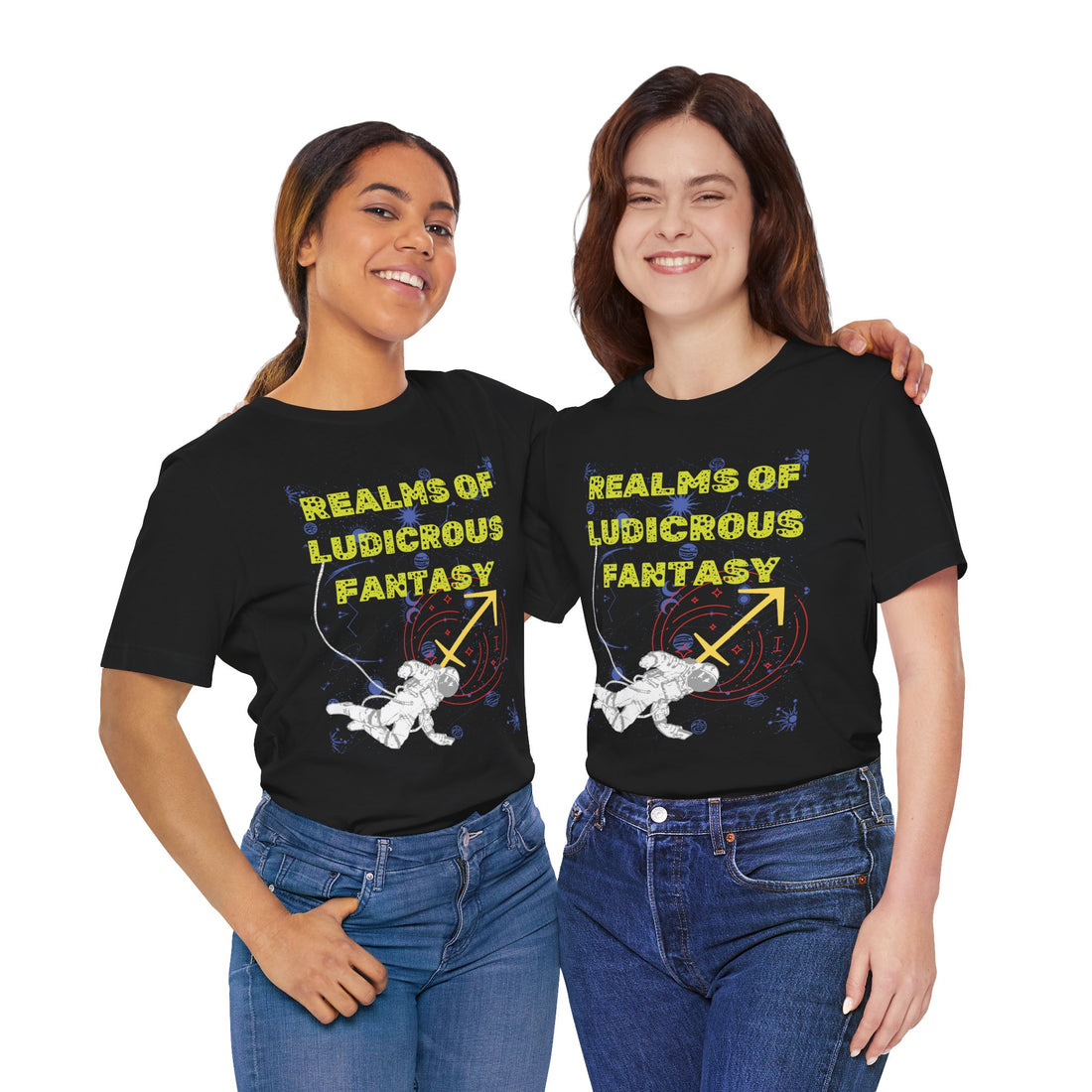 Fantasy Realm Typography Unisex Jersey Tee
