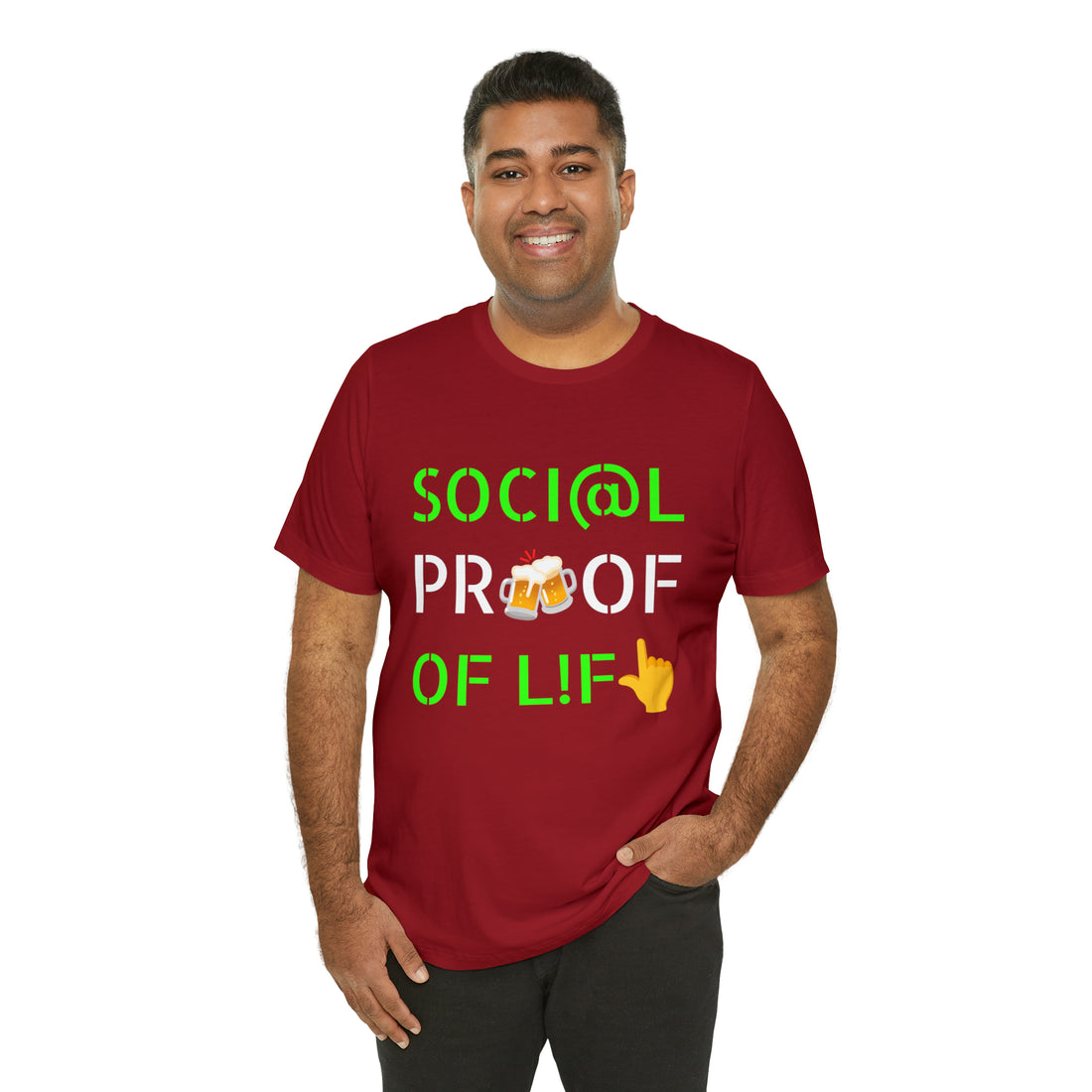 Unisex Social Proof Jersey Tee