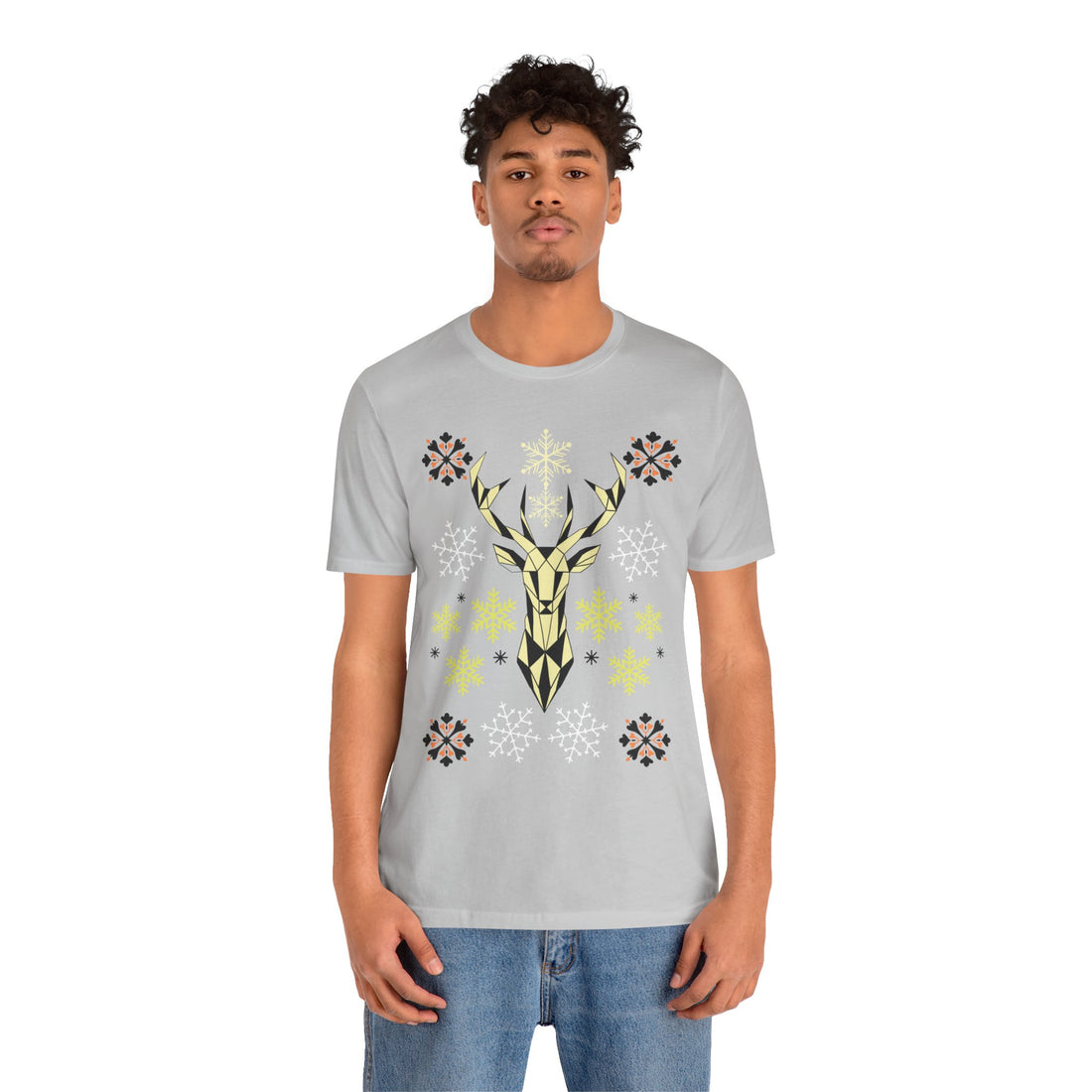 Stag Print Unisex Jersey Tee
