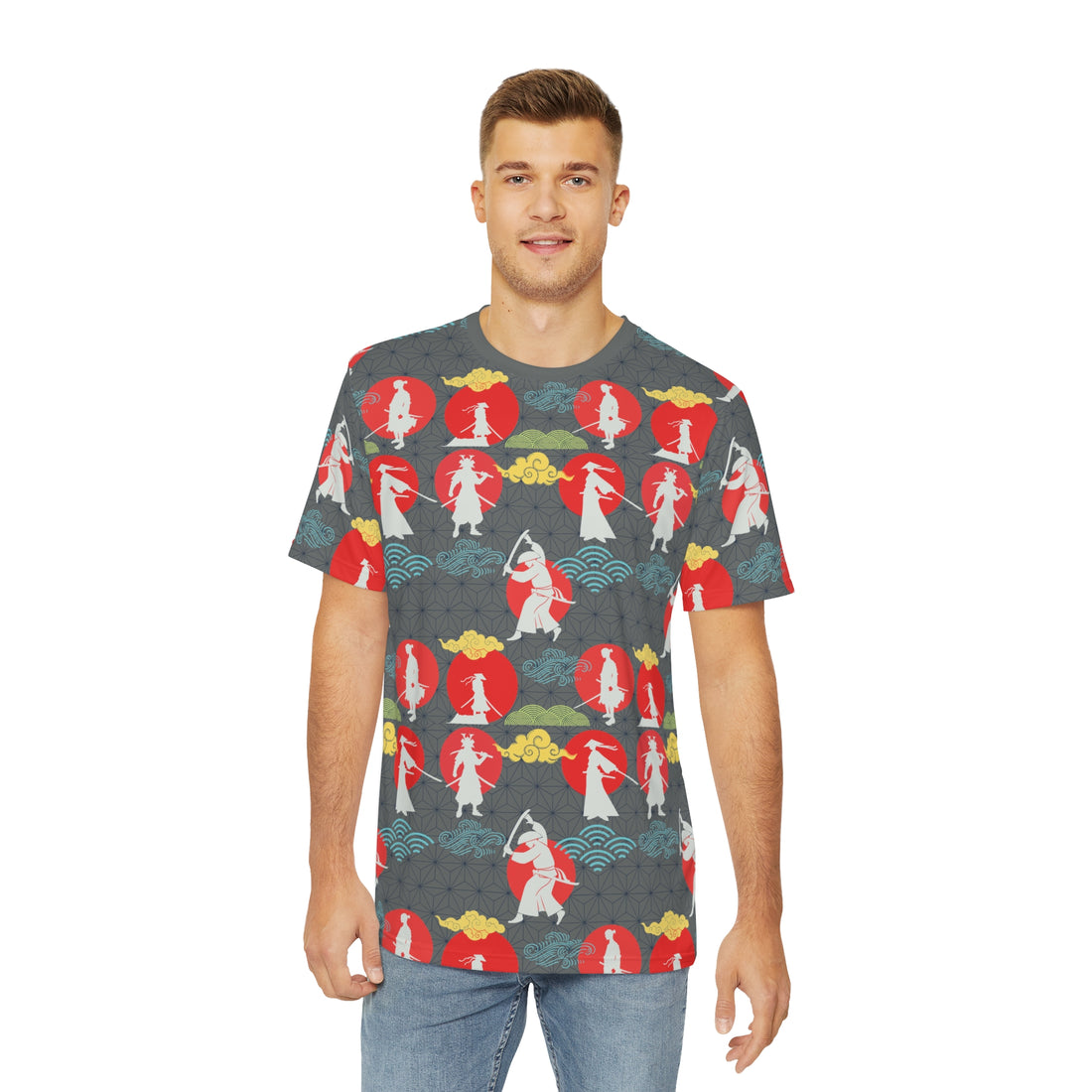 Ash Samurai Men's Polyester Tee (AOP)