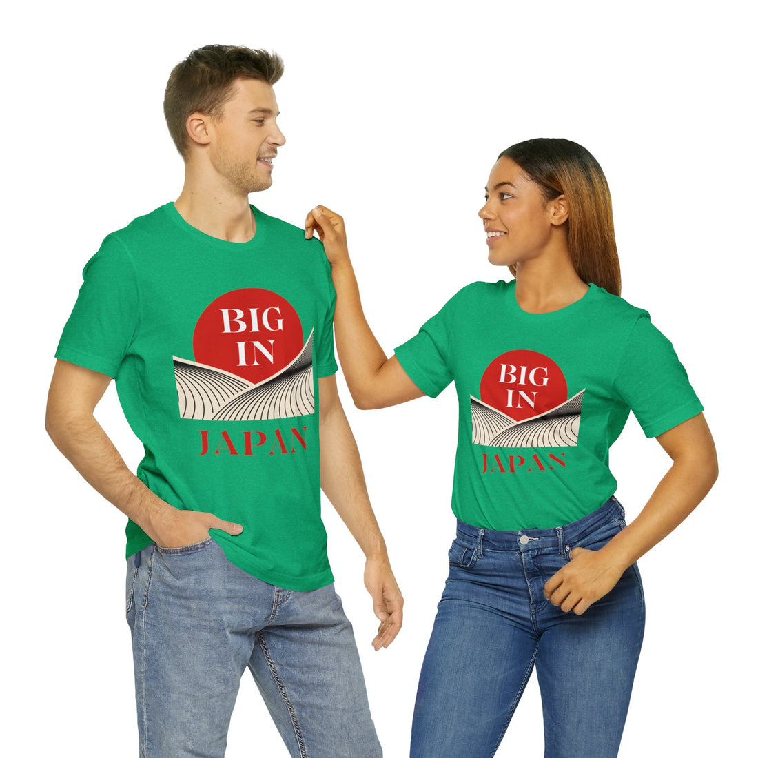 Unisex Big In Japan Typography Jersey Tee