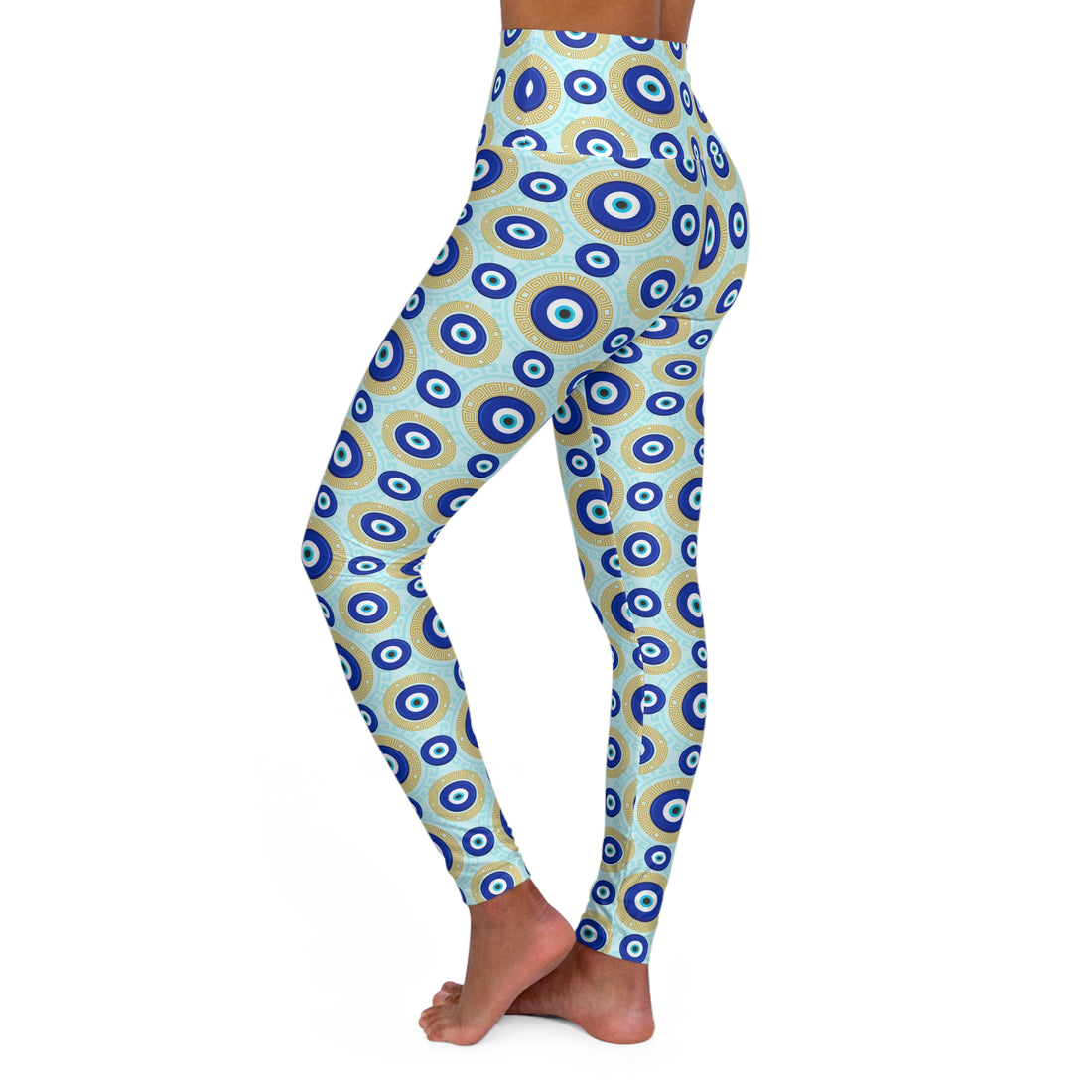 Elaborate Evil Eye Yoga Leggings