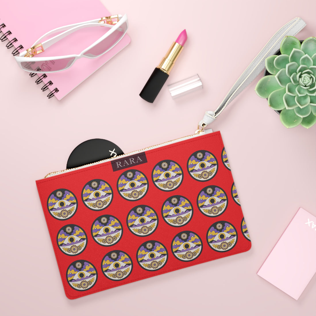 Red Eye Spy Clutch Bag