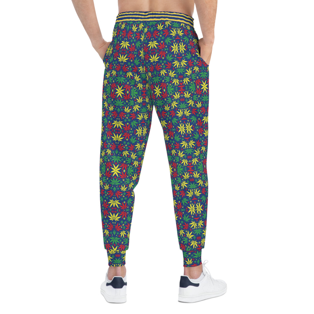 Blue Tropical Rasta toned Unisex Joggers