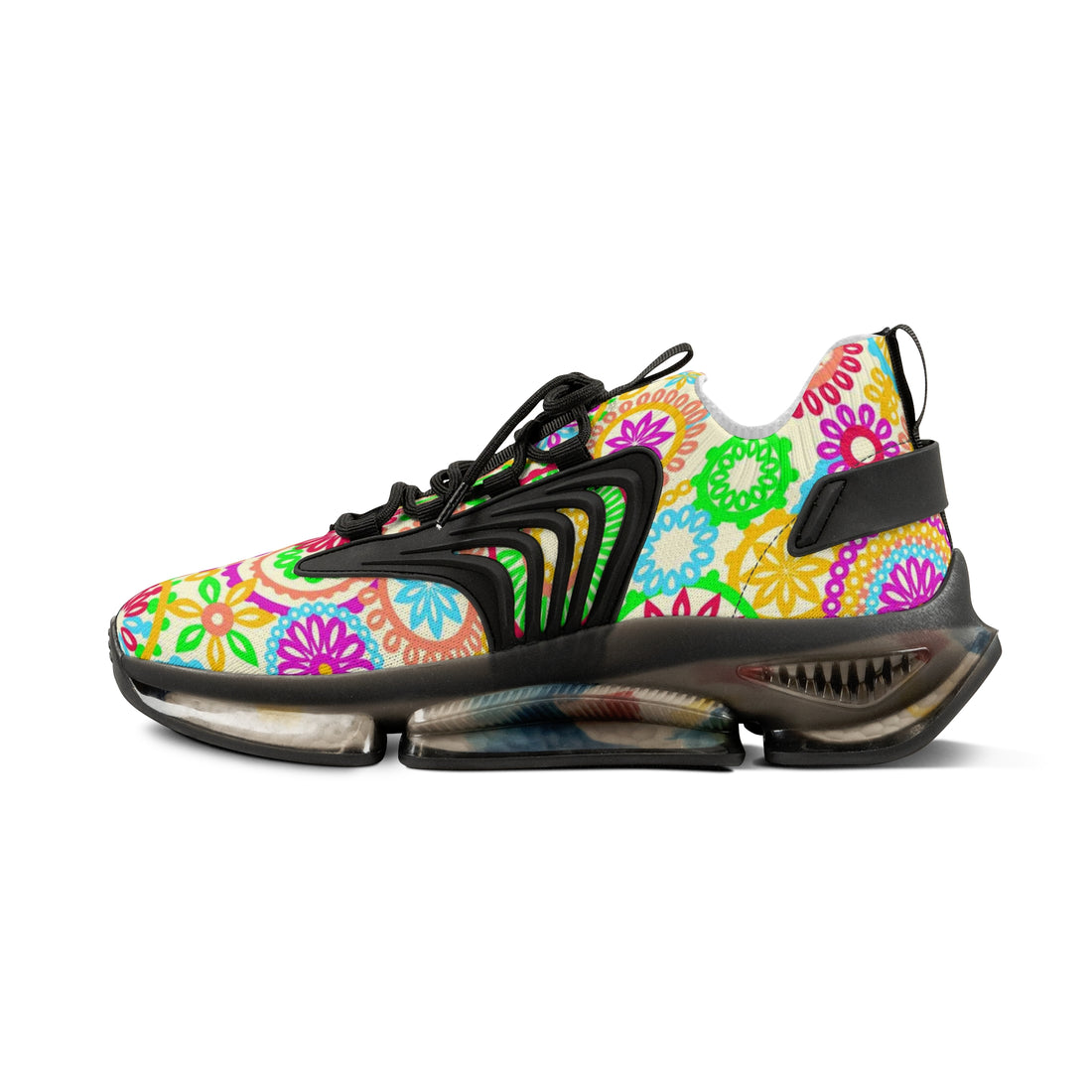 Lime 70's Vibe OTT Men's Mesh Knit Sneakers