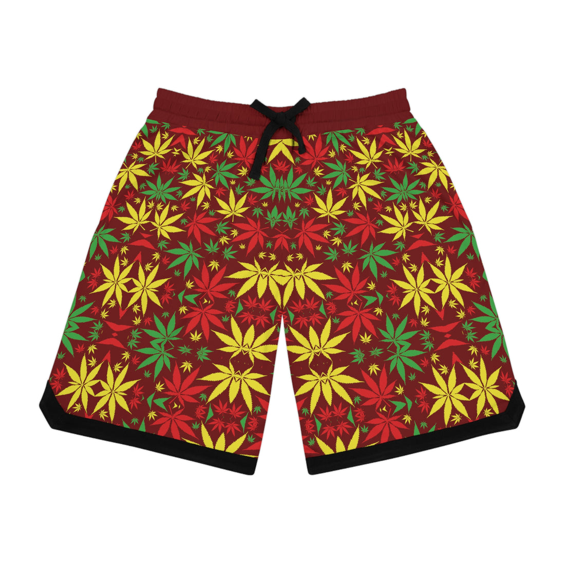 Auburn Rasta Toned  Basketball Rib Shorts (AOP)