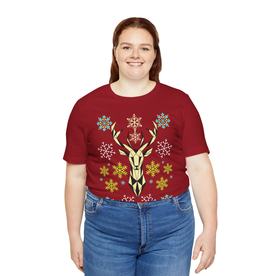 Stag Print Unisex Jersey Tee