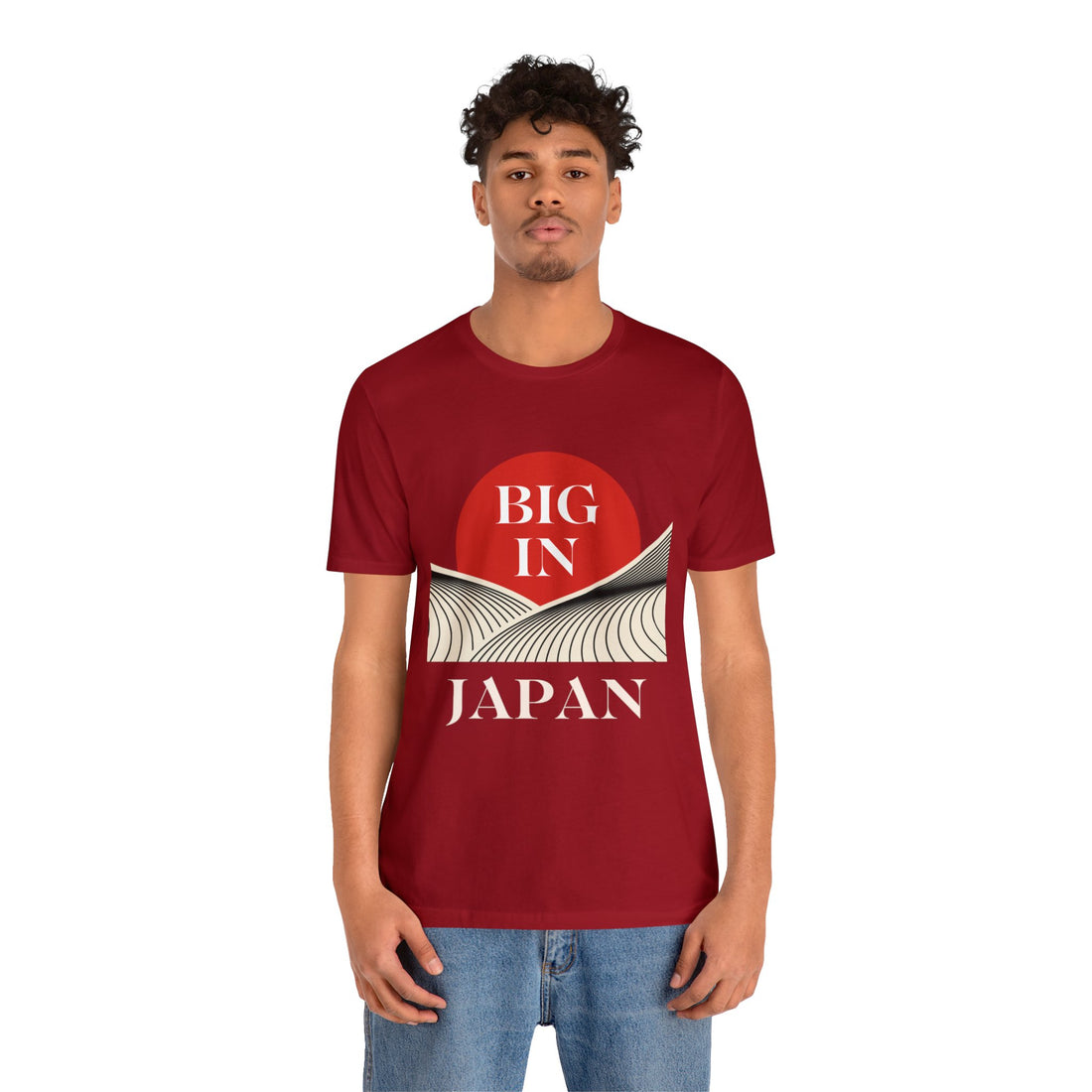 Unisex Big In Japan Typography Jersey Tee