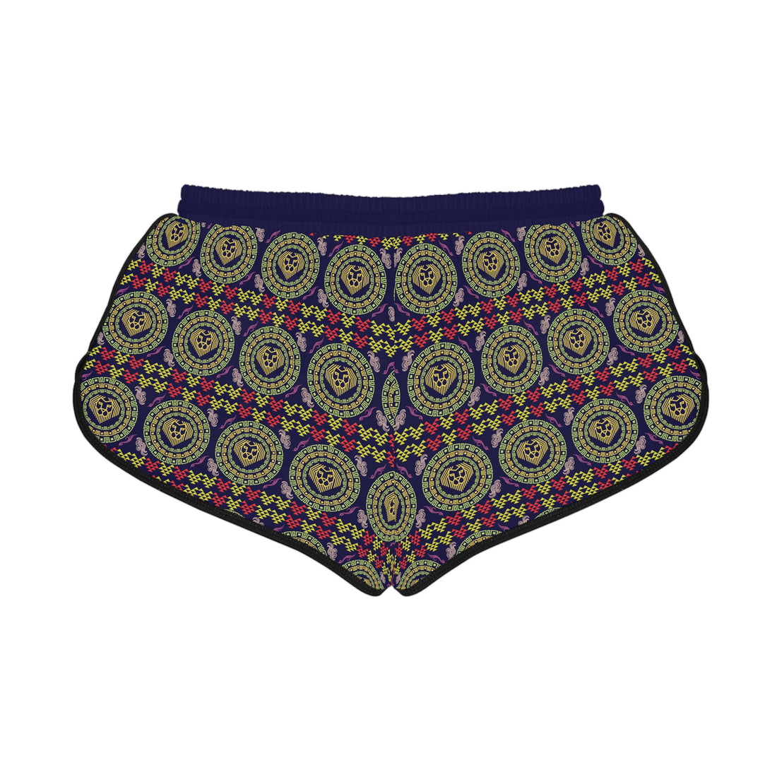 Ink Geo Lion Head Relaxed Gym Shorts