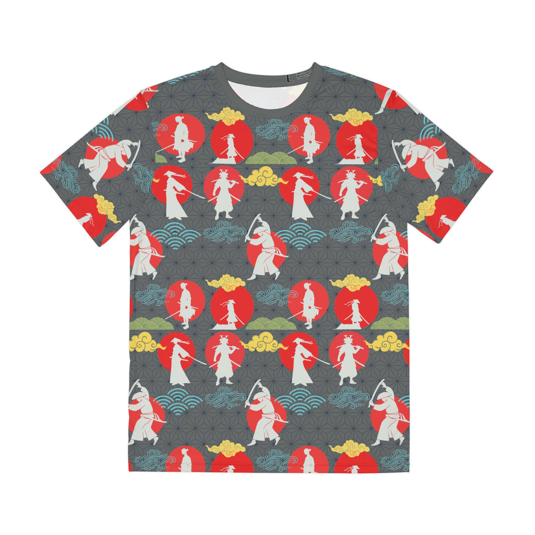 Ash Samurai Men's Polyester Tee (AOP)