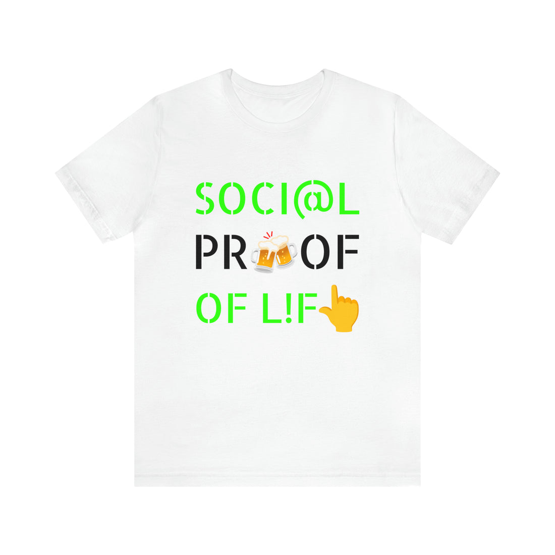 Unisex Social Proof Jersey Tee