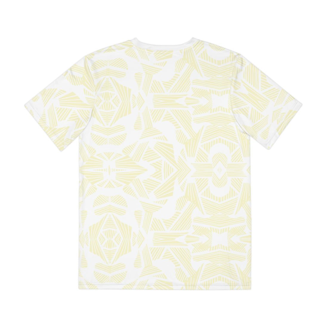 White Men's Rasta Lion Portrait Polyester Tee (AOP)