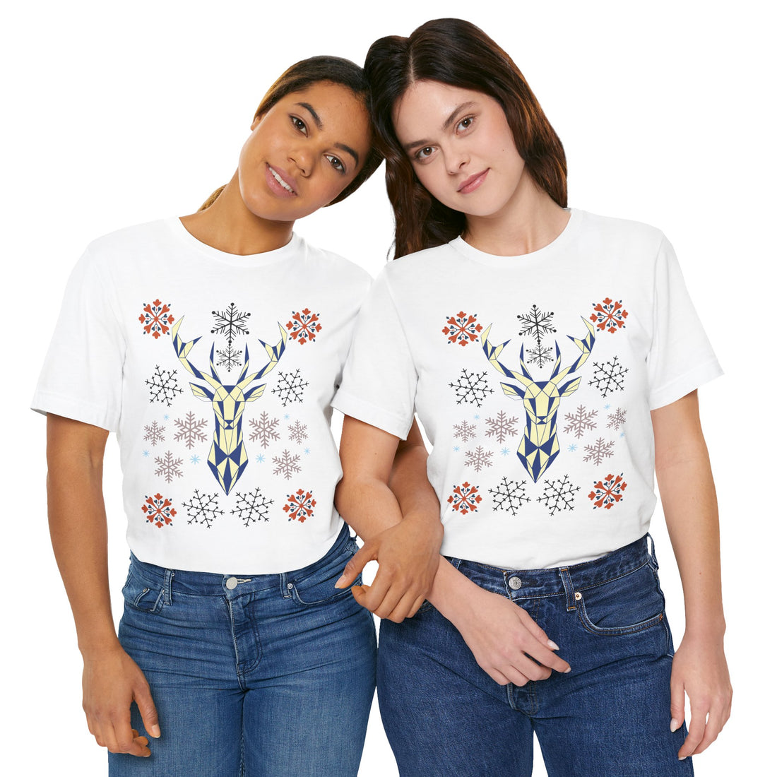 Stag Print Unisex Jersey Tee