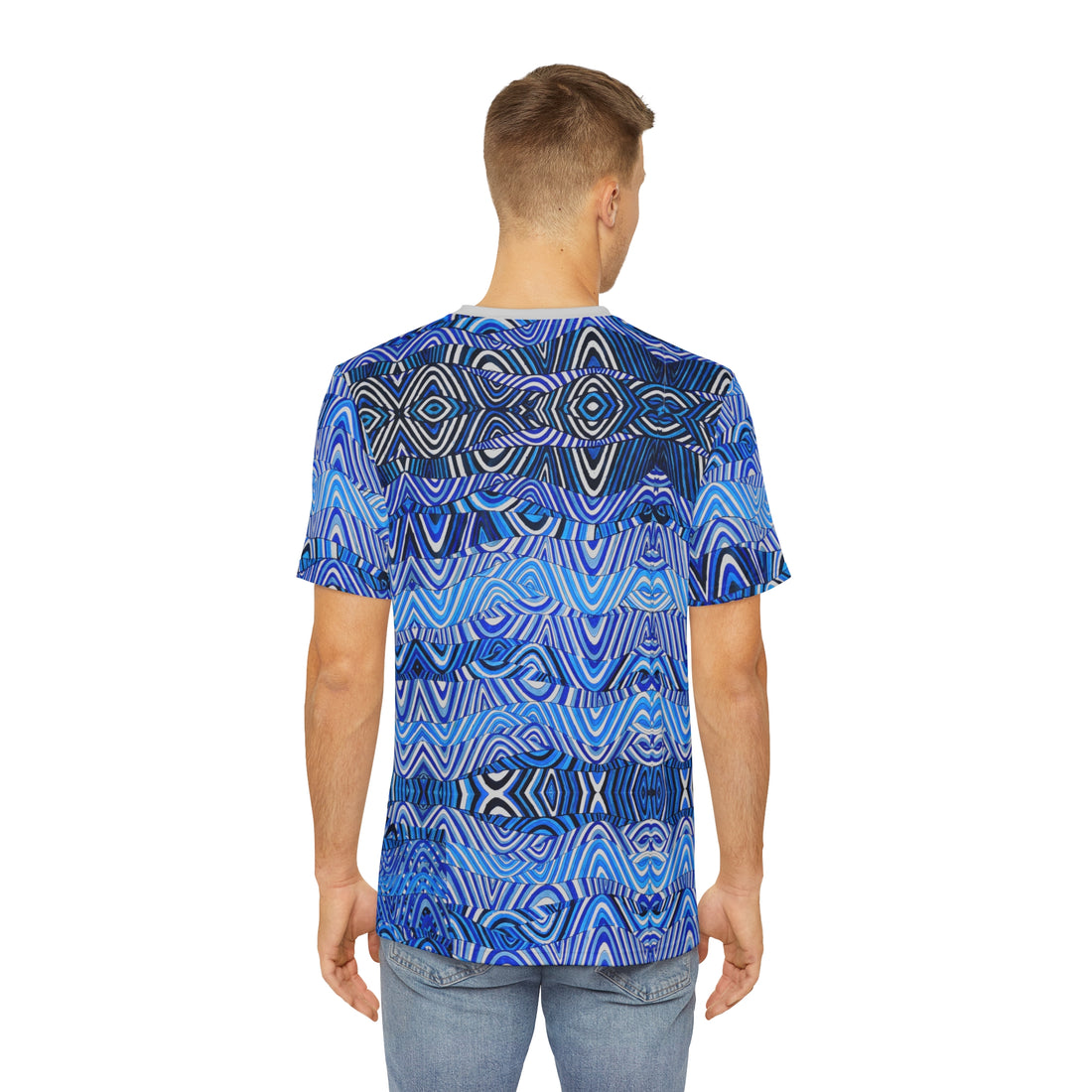 Slate Sonic Men's Polyester Tee (AOP)