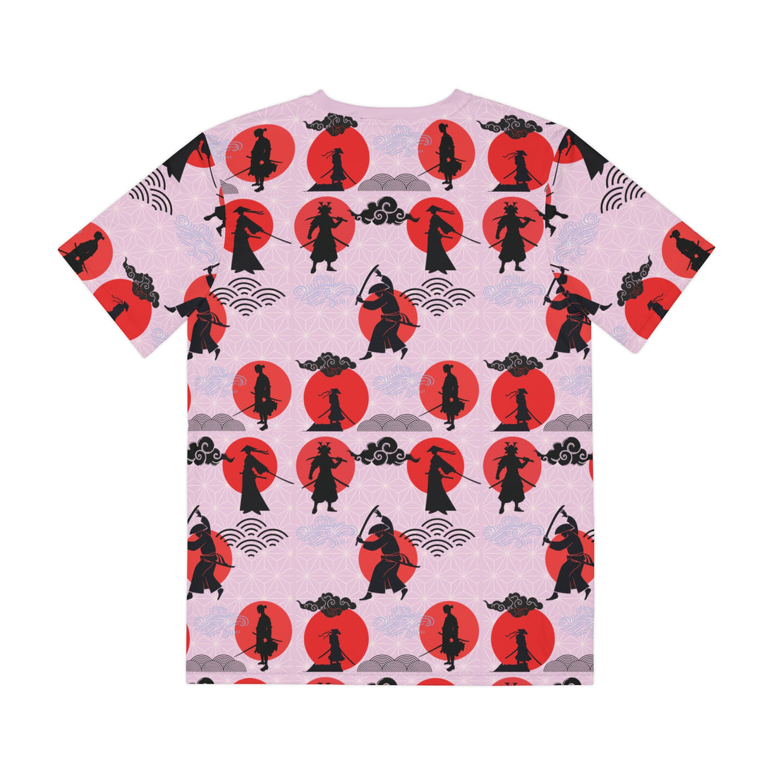 Lilac Samurai Men's Polyester Tee (AOP)