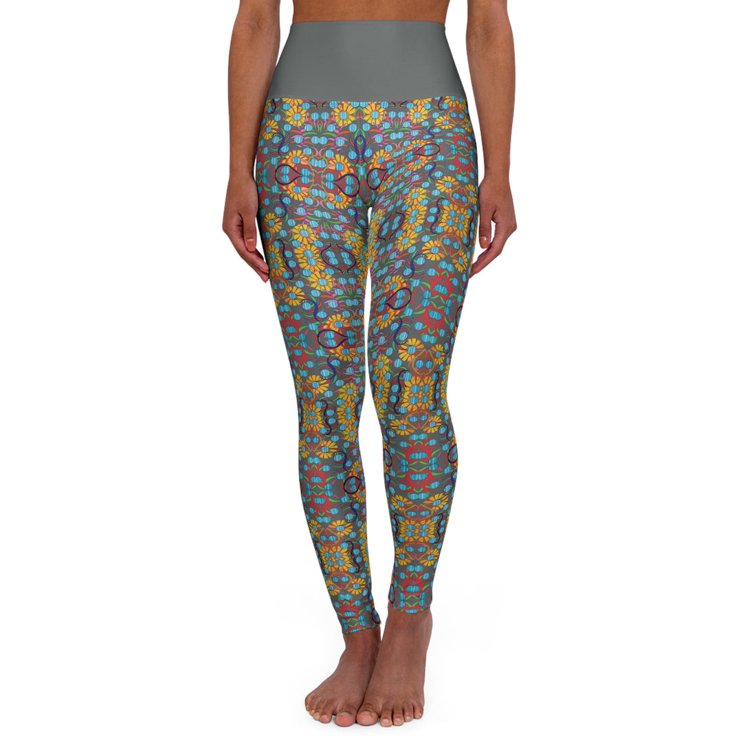 Ash Sunflower Yoga Leggings