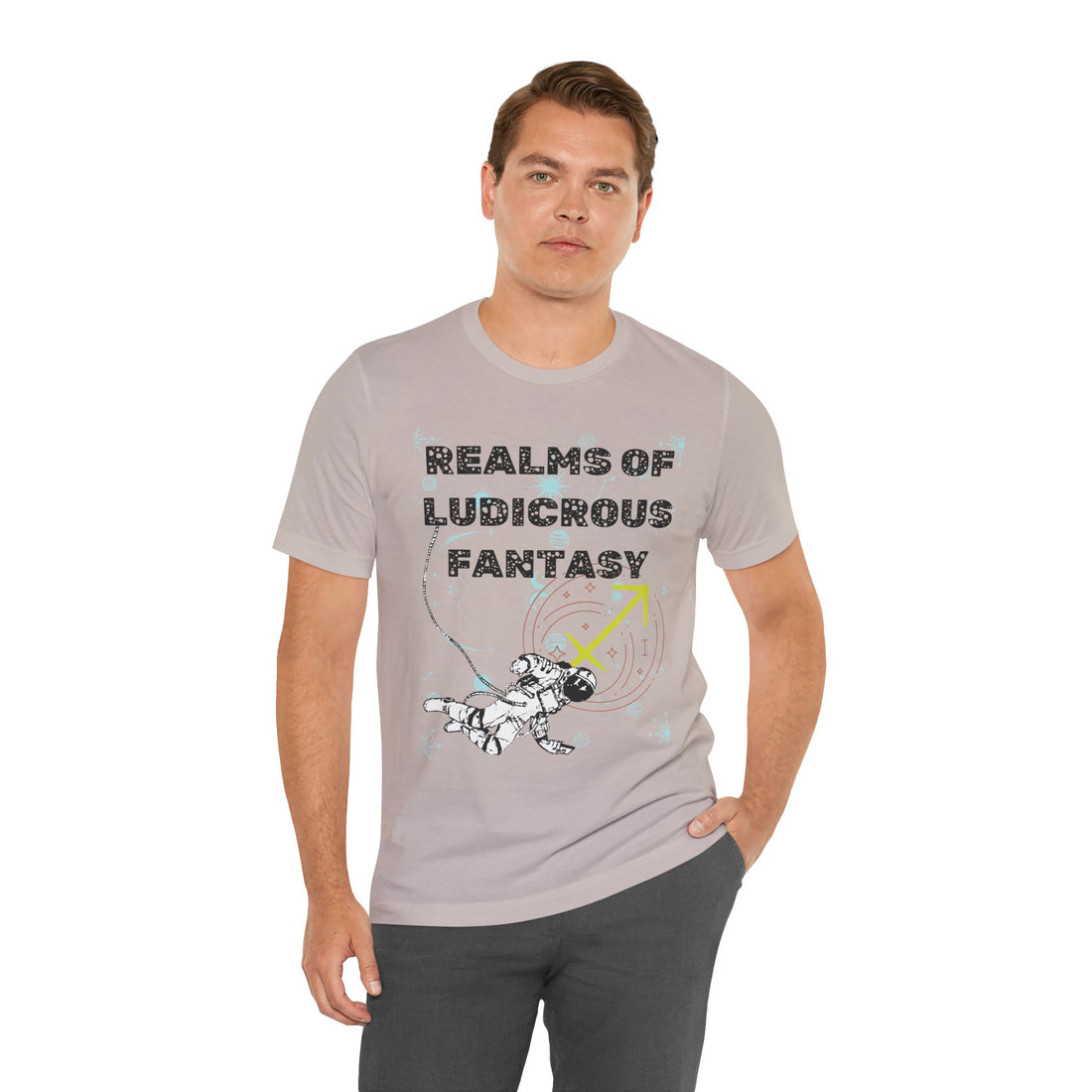Fantasy Realm Typography Unisex Jersey Tee