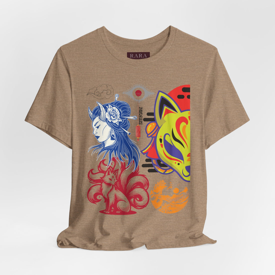 Japanese Kitsune Unisex Jersey Tee