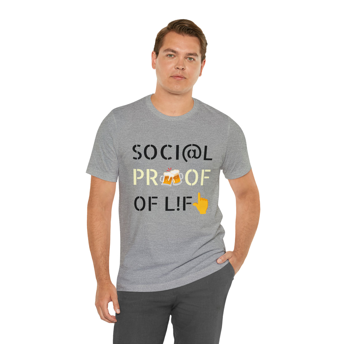 Unisex Social Proof Jersey Tee