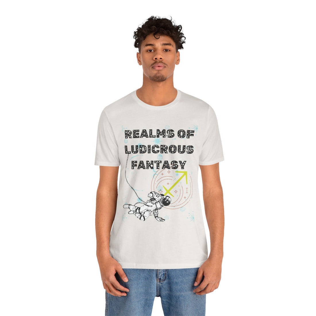 Fantasy Realm Typography Unisex Jersey Tee