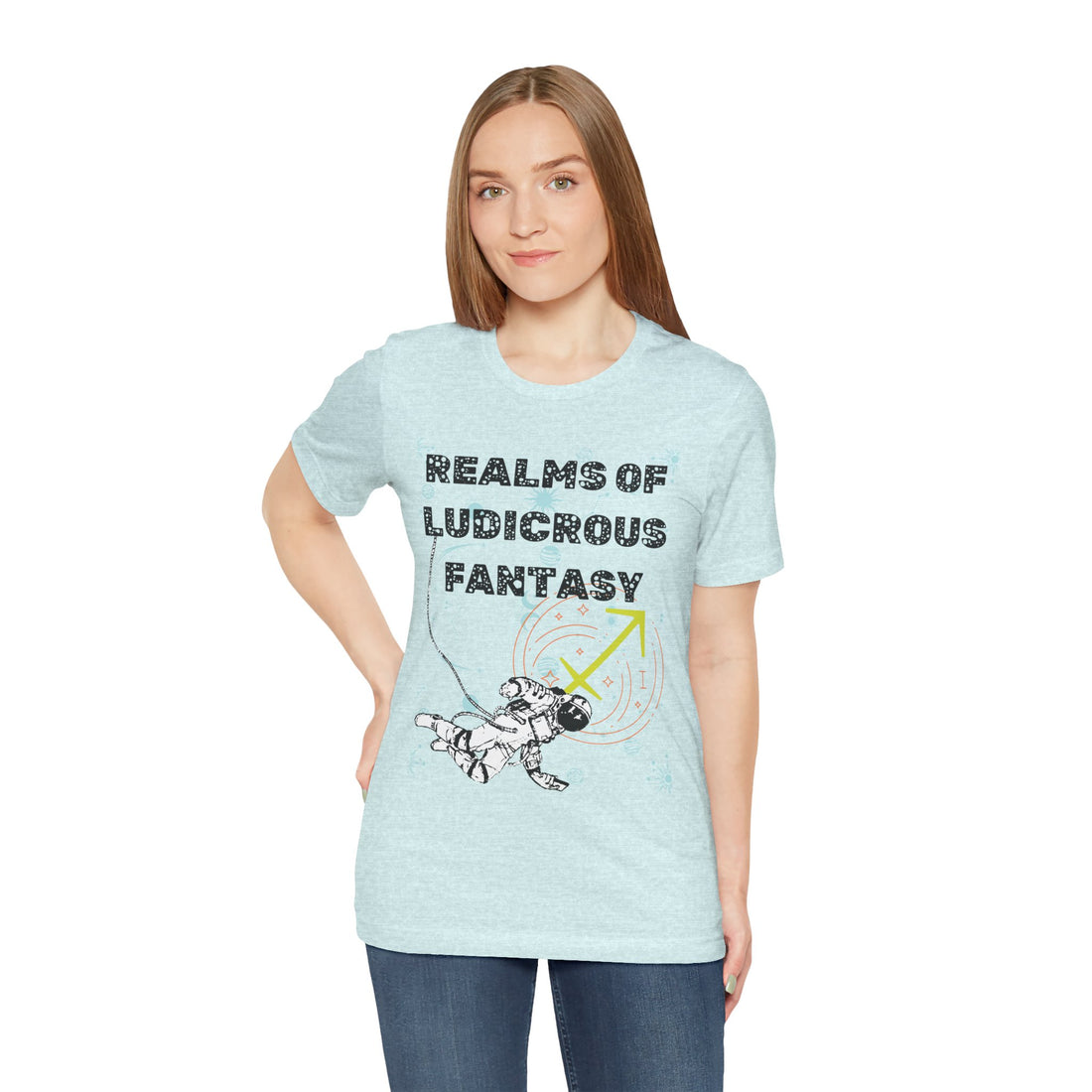 Fantasy Realm Typography Unisex Jersey Tee
