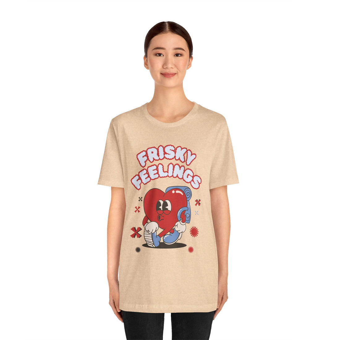 Frisky Feelings Unisex Jersey Tee