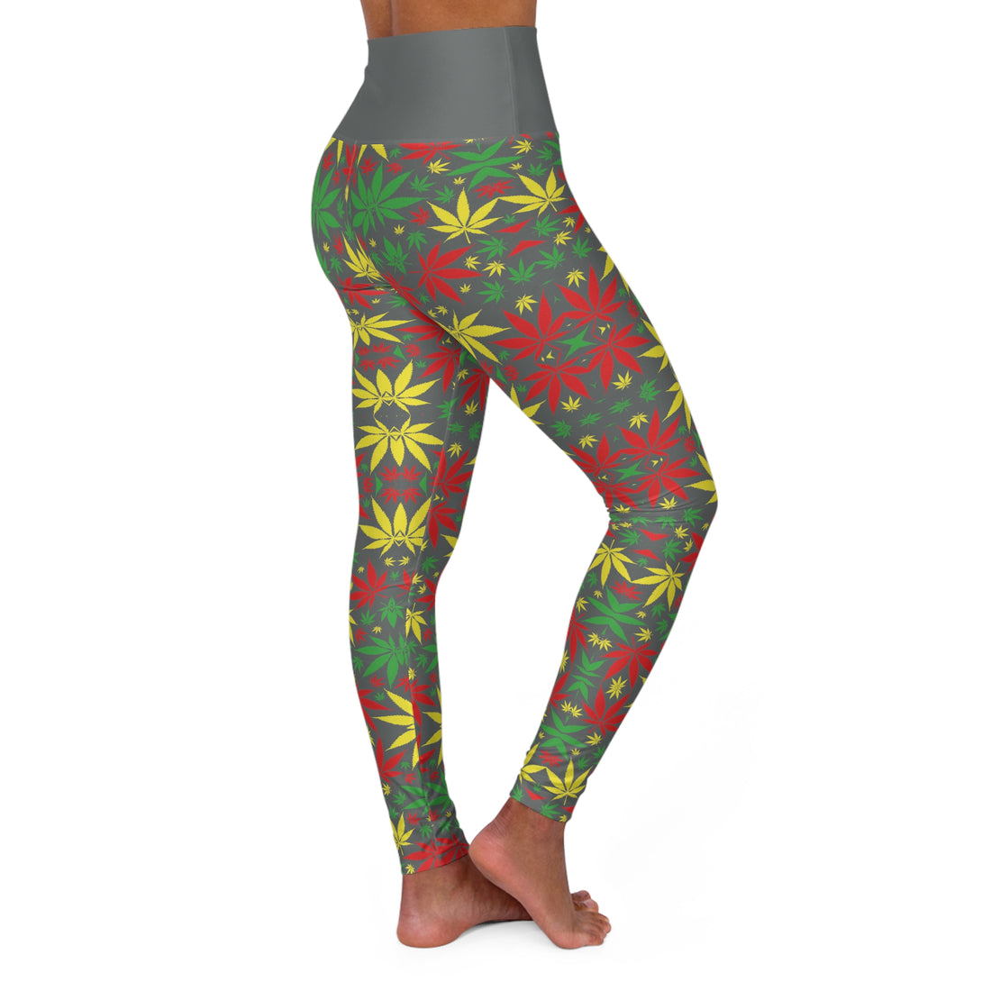 Ash Tropical Rasta Toned Yoga Leggings