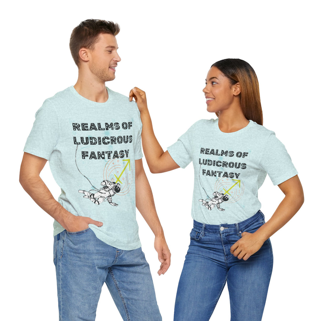 Fantasy Realm Typography Unisex Jersey Tee