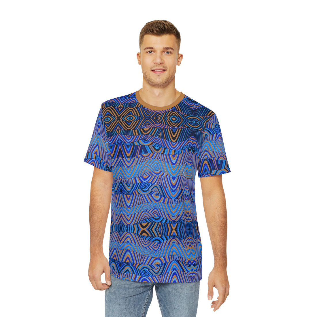 Tussock Sonic Men's Polyester Tee (AOP)
