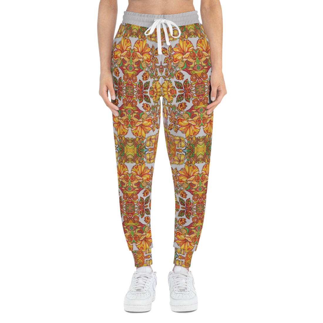 Slate AOP Artsy Floral Joggers